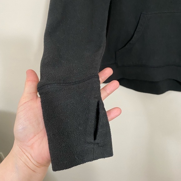 Victoria’s Secret VSX Sport Women's Size Small Black Fleece Sweatshirt Hooded - Picture 3 of 9